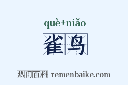 雀鸟是什么意思的图片